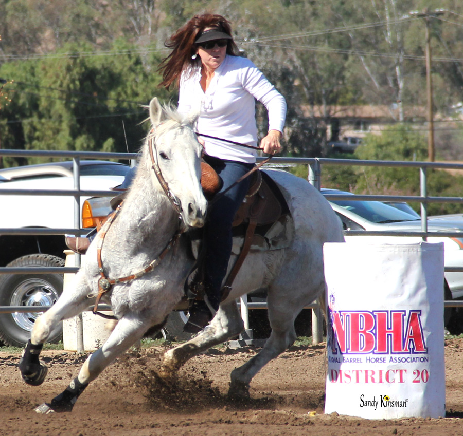 Vanessa and Dial at the first barrel